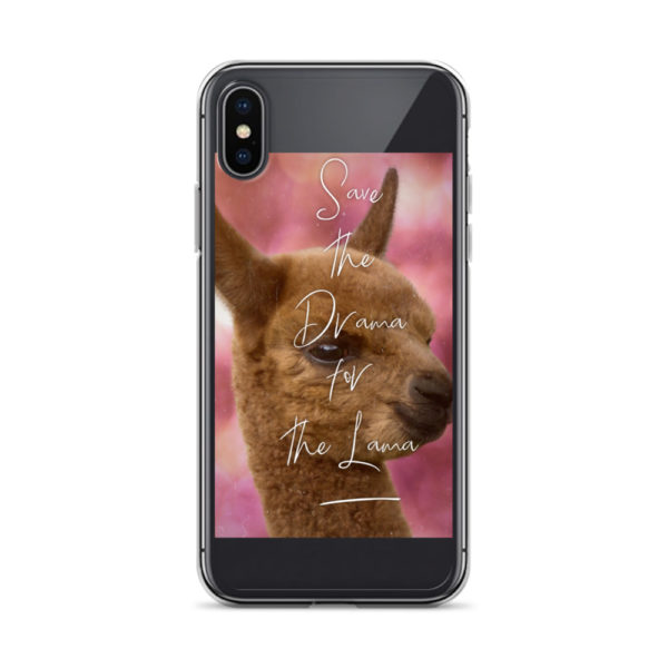 Alpaka Handyhülle iPhone - Save the Drama for the Lama