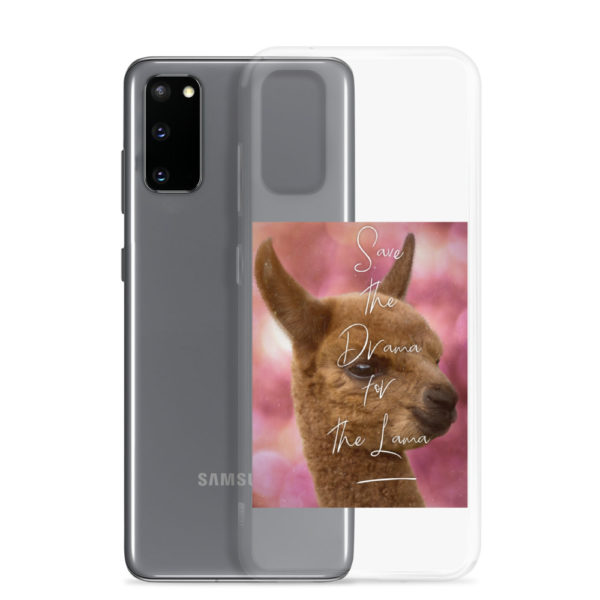 Alpaka Handyhülle Samsung- Save the Drama for the Lama